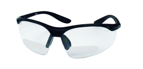 Schmerler Schutzbrille Modell 633 mit Lesestärke (Bifokal) – Integrierte Sehstärke (+1.5 bis +3.5 dpt) – Kratzfest & Beschlagfrei – Verstellbare Bügel – EN 166